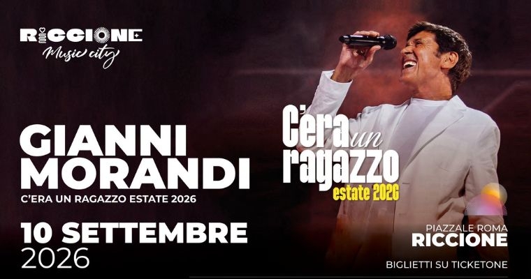 Gianni Morandi - C’era un ragazzo Estate 2026